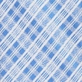thumbnail image 7 of Jacob Alexander Men's Woven Plaid Pattern Slim 2.5 inch Width Neck Tie - Blue, 7 of 7