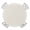 Cream, variant on Cream Geometric Round Fitted Tablecloth with Elastic Edge, Waterproof Table Cloth Table Cover for 36"-44" Tables, White Greek Key Design Abstract Modern Art Tablecloths for Dining Picnic Outdoor