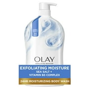 Olay Exfoliating Female Body Wash with Sea Salts, 33 fl oz