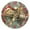Christmas Cute Cat, variant on Wobogo Roadside Snowman Wall Clock 10in Silent Mechanism Battery Operated Retro Style for Living Room Bedroom and Kitchen Gold Pointer