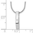 thumbnail image 4 of Auriga 925 Sterling Silver 1.3 mm Rhodium-Plated Diamond Necklace for Women 20", 4 of 6