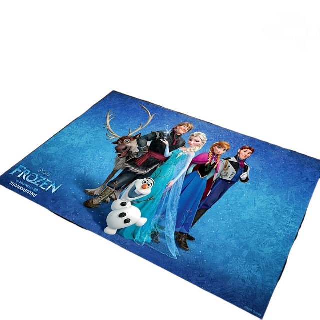 Ice And Snow World Carpet, Bedroom, Princess, Bedside, Elsa Floor Mat, Very Suitable For Living Room, Large Dining Room-QQ