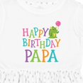 thumbnail image 4 of Inktastic Happy Birthday Papa Girls Toddler Dress, 4 of 5