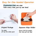 thumbnail image 3 of Wipes Dispenser, Wipe Holder for Baby & Adult, Refillable Wipe Container, Keeps Wipes Fresh, One-Handed Operation. Non-Slip, Easy Open/Close Wipes Po, 3 of 5