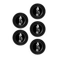 thumbnail image 2 of Universal Car Door Anti Collision Gasket Shock Absorbing Accessory Decoration Protection Thickening Silicone Protector Sticker , 5x Black, 2 of 9