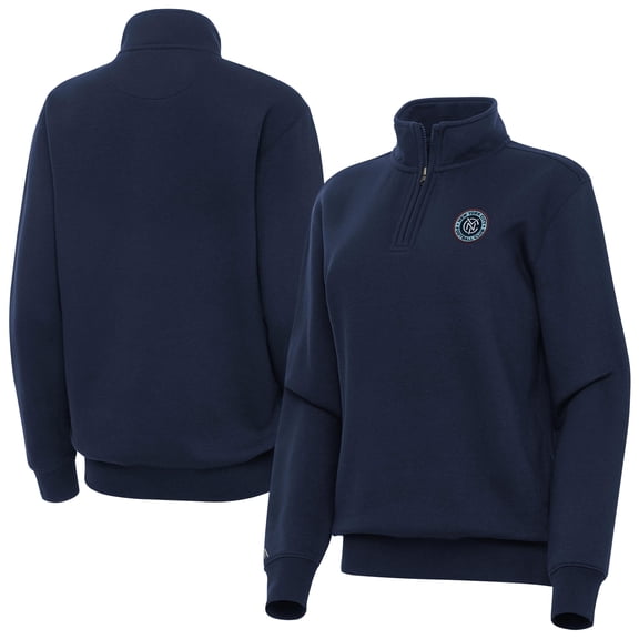 Women's Antigua Navy New York City FC Victory Quarter-Zip Top