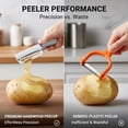 thumbnail image 3 of Multi-Functional Vegetable Peeler with Stainless Steel Handle and Blade Kitchen Tool for Fruit Apple Potato Pumpkin Papaya Zucchini, 3 of 9