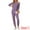 Purple, variant on DARING DIVA Women's Travel Outfit Knit Long Sleeve Loungewear Set S Purple