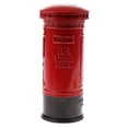 thumbnail image 2 of Attractive Metal Alloy Spare Change Street Red Mailbox 6'', 2 of 6