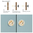 thumbnail image 4 of 4 Pcs Owl Knobs for Kitchen Cabinet Cupboard Dresser Bookcase Drawer Pulls Handles Round Home Decor, 4 of 5