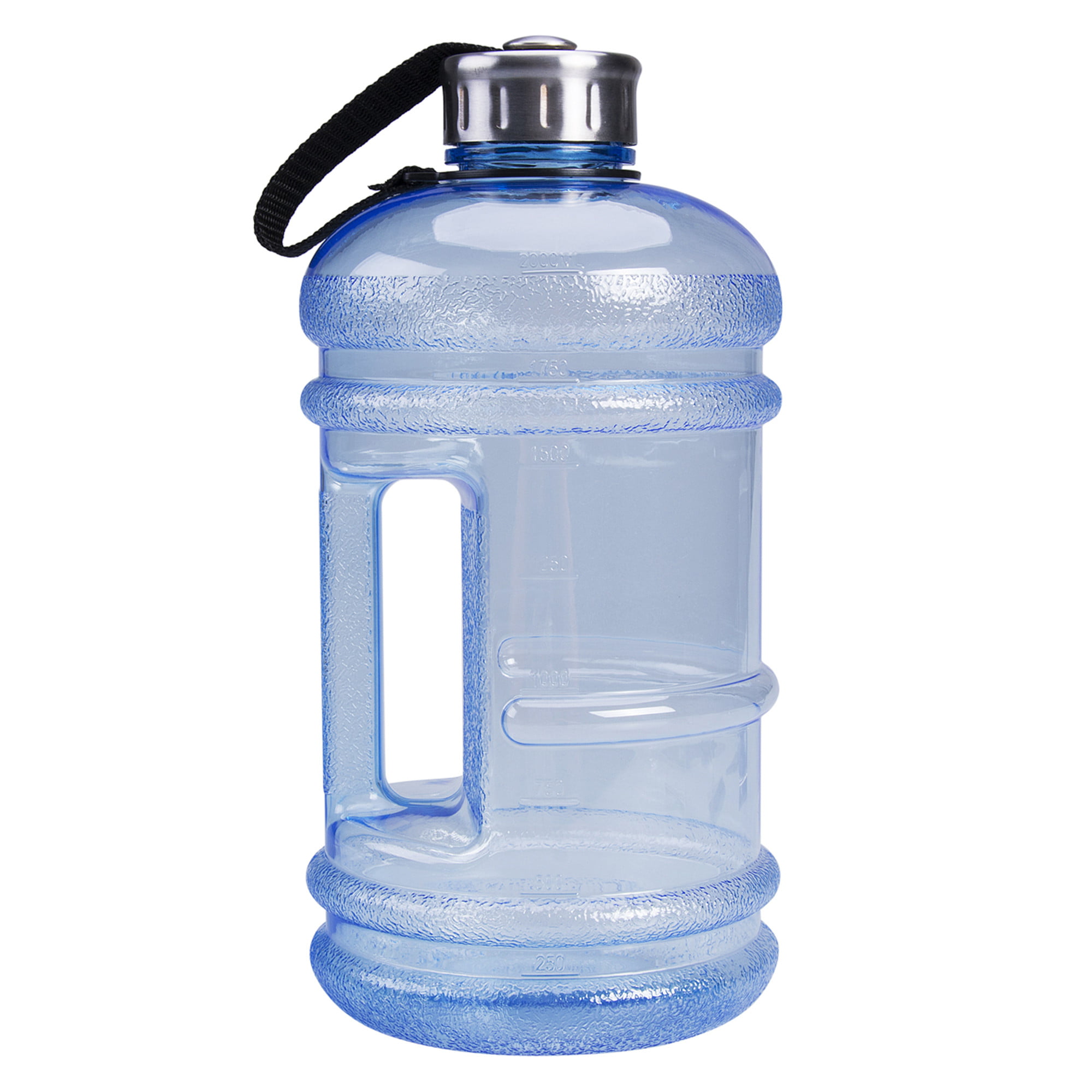 2.2L Big BPA Free Sport Gym Training Drink Water Bottle Kettle Camping Cup Black