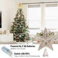 thumbnail image 4 of Decoración para árbol de Navidad Luxspire, estrella iluminada por LED, 30 cm, 4 of 8