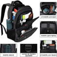 thumbnail image 2 of Impermeable Mochila Usb Para Laptop De 15.6 De Hombre Negro Belug Mochila para Laptop, 2 of 4