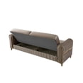 thumbnail image 6 of Melody Contemporary Sofa made with wood and Velvet in Taupe, 6 of 10