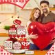thumbnail image 1 of Fiudx Bandeja Decorativa para San Valentín, Diseño de Corazón de Madera Roja, Elegante Centro de Mesa, Estante para Chimenea, Ideal para Bodas En Casa, Juego de 15, Diseño Llamativo., 1 of 6