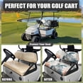 thumbnail image 6 of Psesaysky Universal Golf Cart Seat Covers Ezgo Sea Turtle Coral Print Dress UP Older Breathable Golf Cart Front Seat Cover Fit Like a Glove, Easy to Install, Washable, 6 of 8