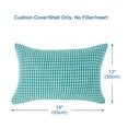 thumbnail image 6 of PiccoCasa Cushion Cover Corn Striped Corduroy Throw Pillow Case Cover for Sofa, Pale Sage 2, 6 of 8