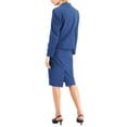 thumbnail image 6 of Le Suit Shawl Collar 2 Button Jacket With Matching Crepe Skirt by Curated Brands, 6 of 6