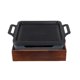 thumbnail image 4 of Parrilla De Barbacoa De Estilo Japonés con Parrilla Y Base De Malla De Alambre, Parrilla De Barbacoa Japonesa Portátil, Estufa De Carbón De Comida Japonesa, Placa De Barbacoa23 * 23 Cm, 4 of 4