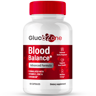Glucozone Blood Support, Official Glucozone Advanced Blood Formula Supplement Pills - Maximum Strength, All Natural Healthy Circulation & Stable Levels, Premium Gluco Zone Health Reviews (1 Pack)