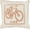 Brown, Beige / Flookburgh, variant on Boutique Rugs Raby Throw Pillow