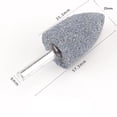 thumbnail image 2 of Lefu 5PCS 6mm Round shank grinding wheel Cylindrical Conical sharpening head tool, 2 of 7