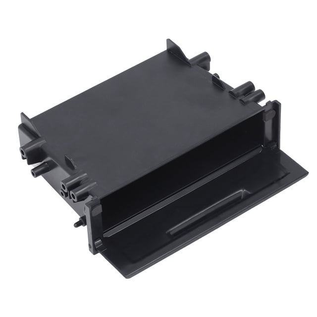 Car Radio Storage Box,1DIN Car Radio Storage Car Interior Organizer Auto Parts Streamlined Design