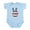 Sky Blue, variant on CafePress - Peace Hand Infant Bodysuit - Baby Light Bodysuit, Size Newborn - 24 Months