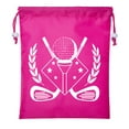 thumbnail image 2 of Mato & Hash Mini Drawstring Golf Bags | Golf Favor Bags for Leagues and Parties, 2 of 3