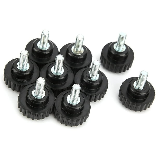 10Pcs Clamping Knob Jig Bolt Lathe Hand Grip Twist Nut Knobs Straight  Thread Locking Handle M6x25x15 for Mechanical Equipment - Walmart.ca