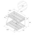 thumbnail image 3 of DHP Miles Metal Twin/Full Bunk Bed, 3 of 9