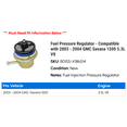 thumbnail image 2 of Fuel Pressure Regulator - Compatible with 2003 - 2004 GMC Savana 1500 5.3L V8, 2 of 2