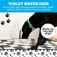 thumbnail image 2 of Bigmouth Inc El Plato De Agua Para Inodoro Para Mascotas Cerámica Con Capacidad Para Botella De 2 Litros Cuenco Divertido Para Perros Y Gatos, 2 of 5
