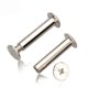 thumbnail image 2 of 50PAIR / SET M5 * 5/6/8 / 10/12 NÍNICO PLATABLE PINTURA BUSQUIBILIDAD A Tornillo de encuadernación Recetas de clavo Álbumes Cumbre Semi-tubular Folleto de Rivet, 2 of 6