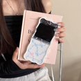 thumbnail image 2 of Phone Case for Samsung Galaxy Z Flip 6,Cute Bow Pattern Shockproof Protective Folding Phone Shell,Cover for Boys Girly (No Chain), 2 of 7