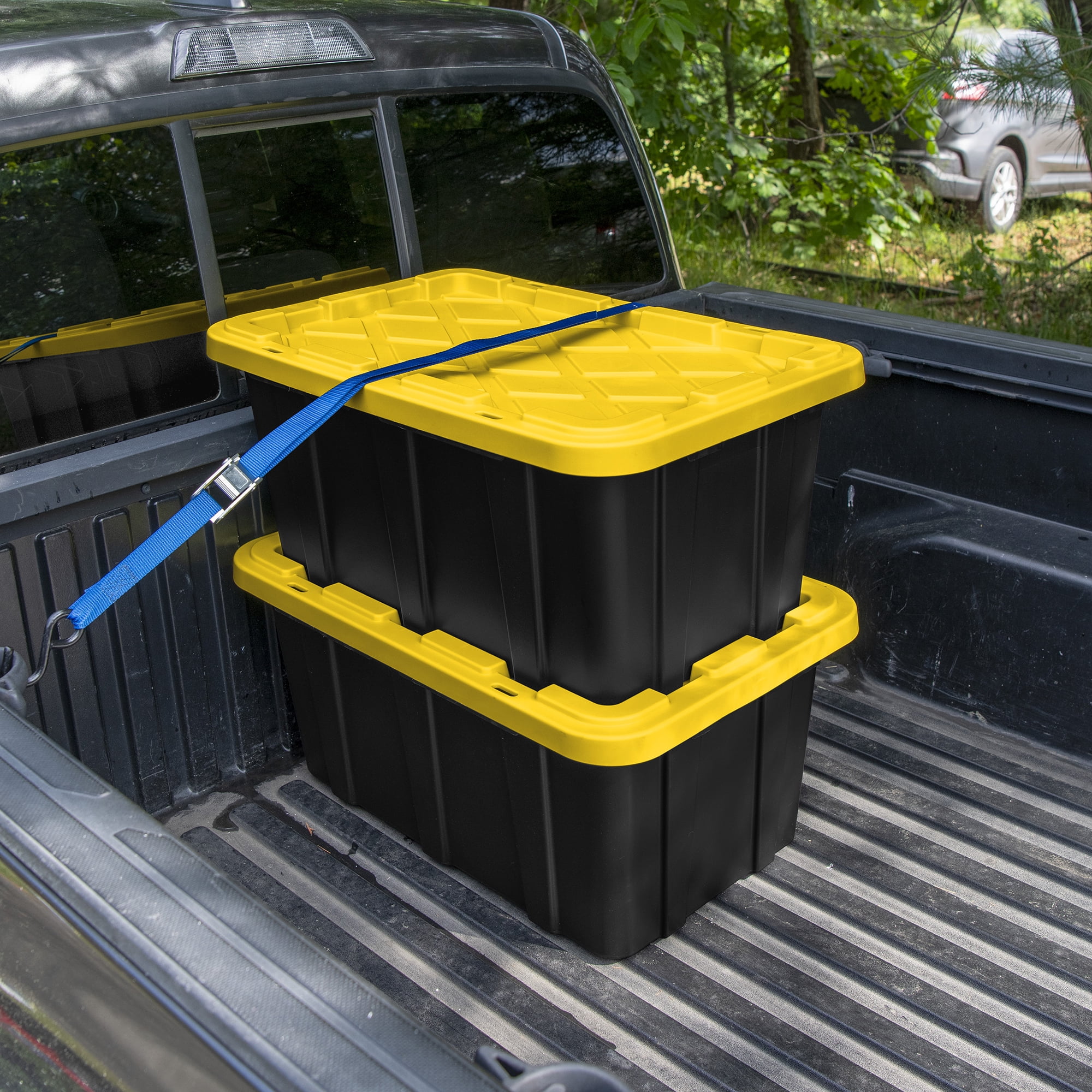 Sterilite Industrial Stackable Storage Tote - Lidded - 24 Pack, 17