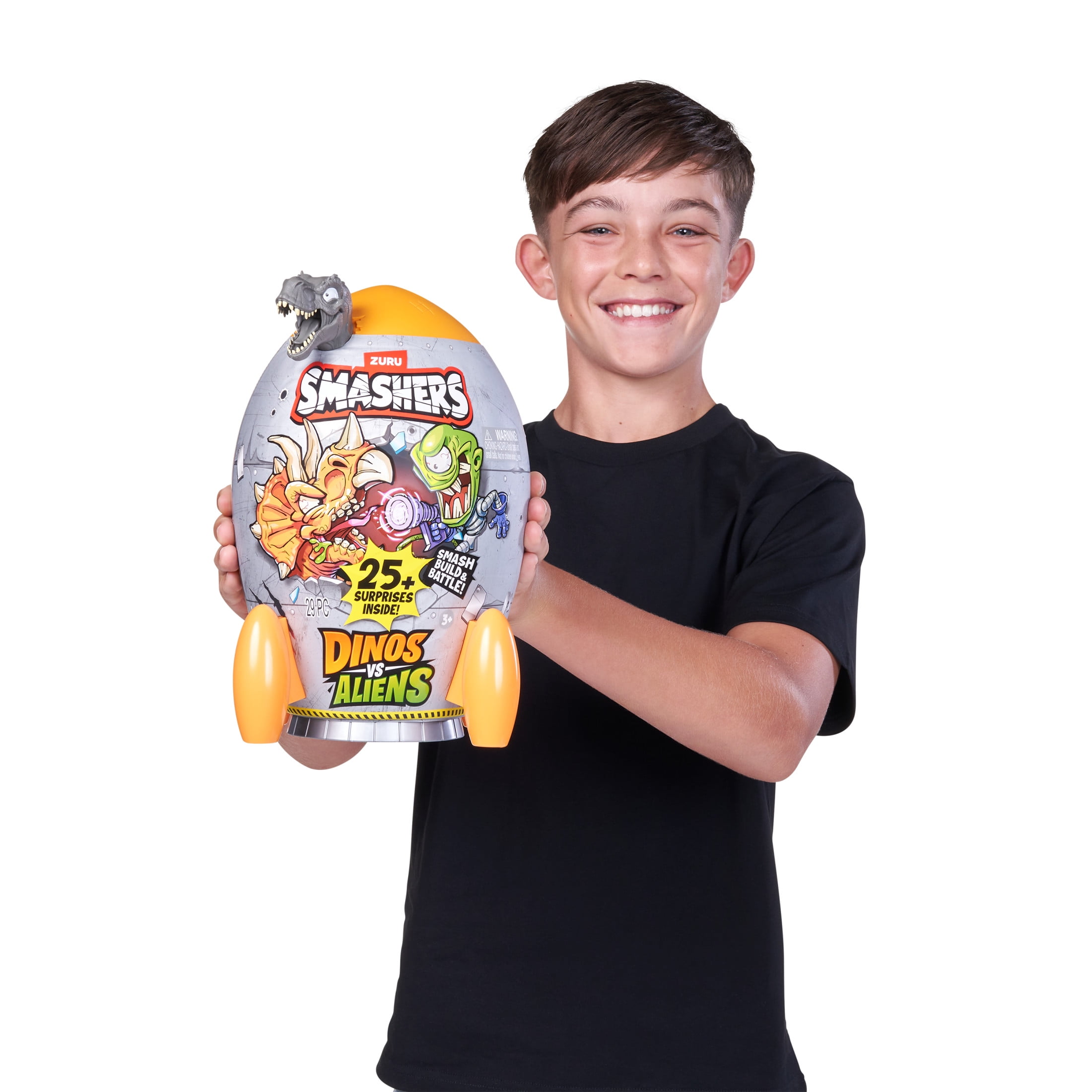 Smashers Dino vs Aliens (Assorted) Collectible Novelty and Gag Toy by ZURU