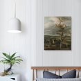 thumbnail image 4 of COMIO Framed Canvas Prints Wall Art Home Decor View of the Country Paintings for Wall Decorations Rustic Wall Decor for Bedroom Bathroom Decor Wall Art Farmhouse Decor, 4 of 5