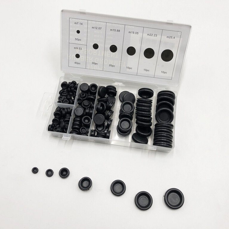 125 pcs Rubber Grommet Assortment