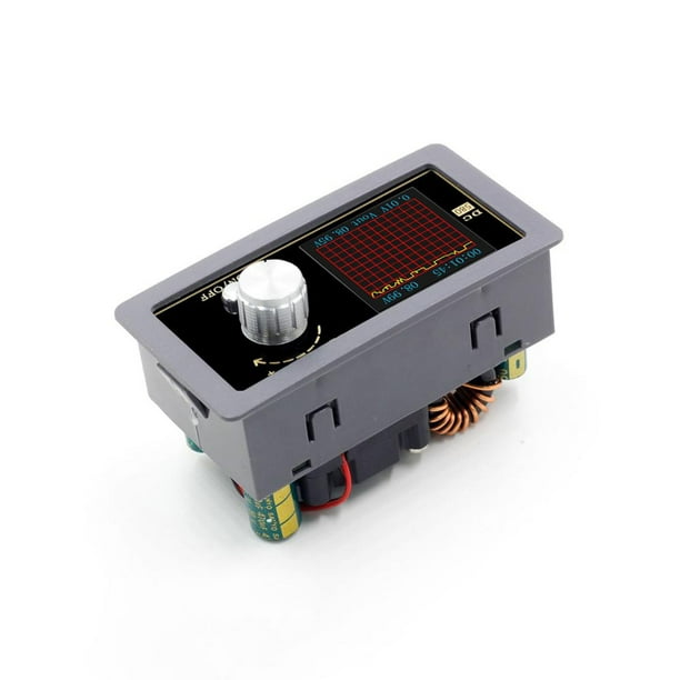 Fuente de alimentación Irfora DC DC Buck Converter CC CV Módulo de potencia 0.6-30V 5A Fuente de alimentación regulada ajustable Voltímetro Amperímetro Pantalla a color CNC 80W Irfora Fuente de alimentación