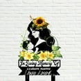 thumbnail image 5 of Handmadetneonsign Floral Mom And Baby Memorial Metal With Stake Baby Metal Stake Flowers Yard Stake 65363, 5 of 5