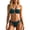 C-Green367, variant on DHFJKG Bikini Sets For Women 2 Piece Swimsuits U-Wire Halter Textured Bathing Suit With Side Tie Thong Bottoms Trendy Beachwear
