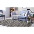thumbnail image 2 of Transocean MNA58805247 Liora Manne Marina Stripes Indoor & Outdoor Rug, Grey - 4 ft. 10 in. x 7 ft. 6 in., 2 of 6