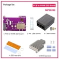 thumbnail image 3 of Sombrero MPS2280 PCIE M.2 NVME SSD para 5 Compatible con 2280 2230 2242 Gen3 con Estuche con Disipador Térmico, 3 of 5