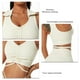 thumbnail image 5 of Sujetador deportivo para mujer Túnica Solapa Yoga Sujetador Belleza Espalda A prueba de golpes Fitness Entrenamiento Bra Blanco S, 5 of 7