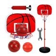 thumbnail image 1 of Baloncesto Ajustable Para Niños De 170 Cm, Soporte De Tablero Trasero, Juguete De Red Para Interiores Y Exteriores Moyic OD007249-00, 1 of 6