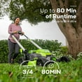 Greenworks 60V 25" Cordless Brushless SelfPropelled Lawn Mower with