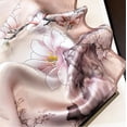 thumbnail image 5 of CAILDANL Women's 100% Pure Mulberry Silk Small Square Scarf - Neckerchief Women - Silk Headscarf - 21" x 21", 5 of 5