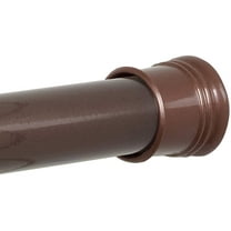 Zenith Shower Curtain Tension Rod 506RB - Oil Rubbed Bronze Finish - Bronze, 42-72 In
