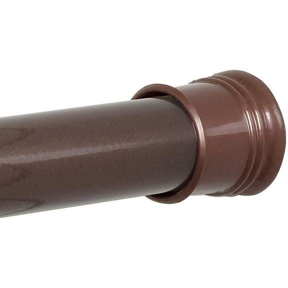 Zenith Shower Curtain Tension Rod 506RB - Oil Rubbed Bronze Finish - Bronze, 42-72 In